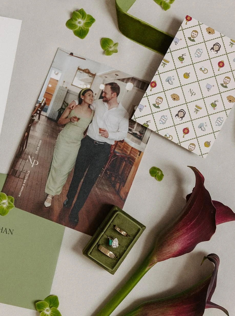 8 |  Wedding Invitation with Floral Design