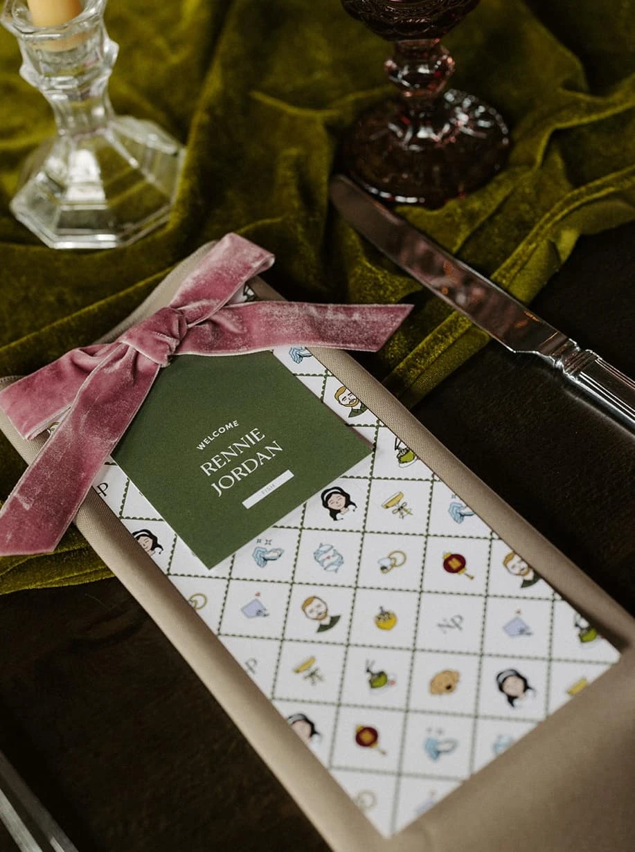 9 |  Table Name Card Design